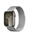Apple Watch Series 9, Smartwatch (silver/silver, stainless steel, 45 mm, Milanese bracelet, cellular) - nr 8
