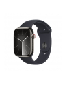 Apple Watch Series 9, Smartwatch (graphite/Kolor: CZARNY, stainless steel, 45 mm, sports strap, cellular) - nr 10