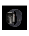 Apple Watch Series 9, Smartwatch (graphite/Kolor: CZARNY, stainless steel, 45 mm, sports strap, cellular) - nr 14