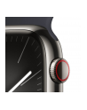 Apple Watch Series 9, Smartwatch (graphite/Kolor: CZARNY, stainless steel, 45 mm, sports strap, cellular) - nr 4