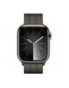 Apple Watch Series 9, Smartwatch (graphite/graphite, stainless steel, 45 mm, Milanese bracelet, cellular) - nr 13