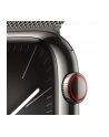 Apple Watch Series 9, Smartwatch (graphite/graphite, stainless steel, 45 mm, Milanese bracelet, cellular) - nr 3