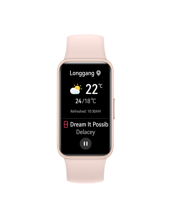 Smartphome Huawei Band 8 (Ahsoka-B19), fitness tracker (pink, silicone bracelet) główny