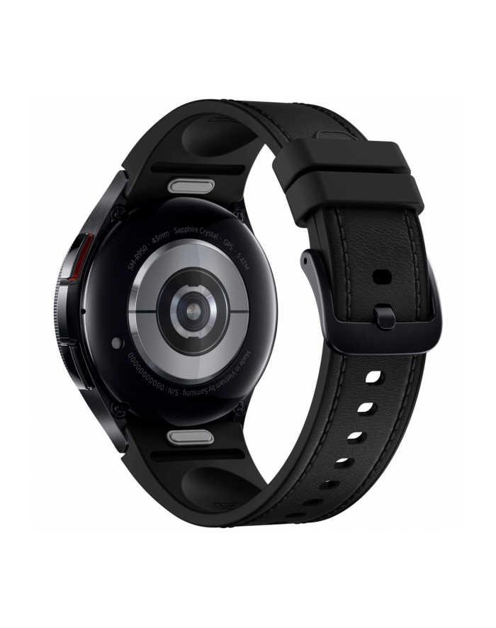 SAMSUNG Galaxy Watch6 Classic (R955), Smartwatch (Kolor: CZARNY, 43 mm, LTE) główny