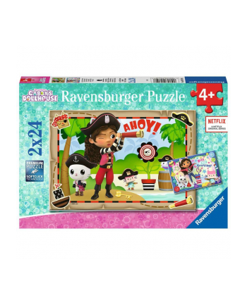 Ravensburger children's puzzle Gabby's Dollhouse (2x 24 pieces)