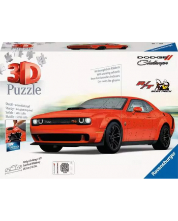Ravensburger 3D Puzzle Dodge Challenger R/T Scat Pack Widebody (145 Pieces)