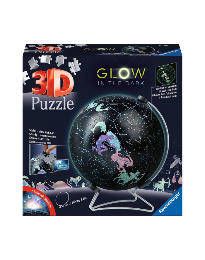 Ravensburger 3D Puzzle Glow In The Dark Star Globe główny