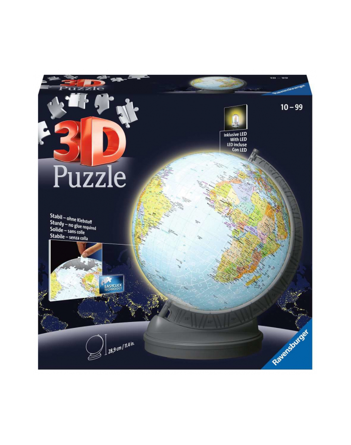 Ravensburger 3D puzzle globe with light główny