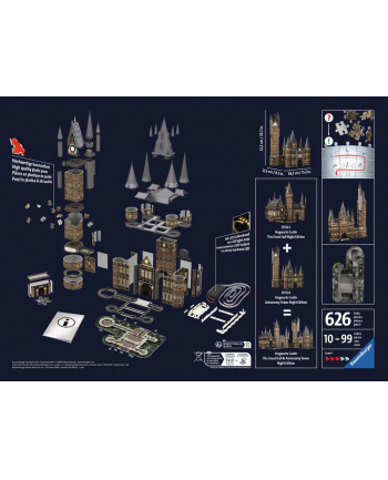 Ravensburger 3D Puzzle Harry Potter Hogwarts Castle - Astronomy Tower Night Edition