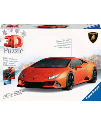 Ravensburger 3D Puzzle Lamborghini Huracán EVO - Arancio (156 pieces)