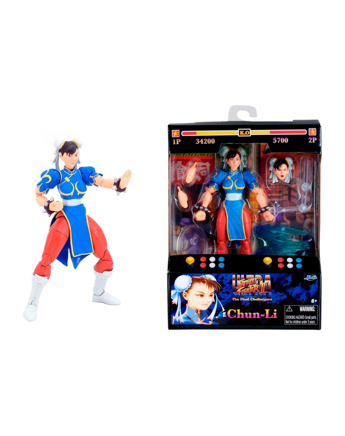 Jada Toys Street Fighter ll - Chun-Li, play figure główny