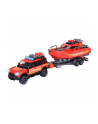 Majorette Land Rover fire engine with boat, toy vehicle - nr 1