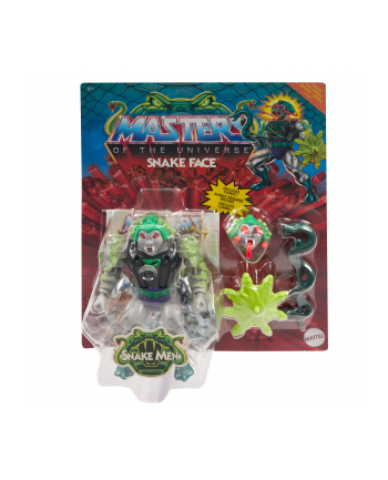 Mattel Masters of the Universe Origins Action Figure Deluxe Snake Face, toy figure (14 cm)