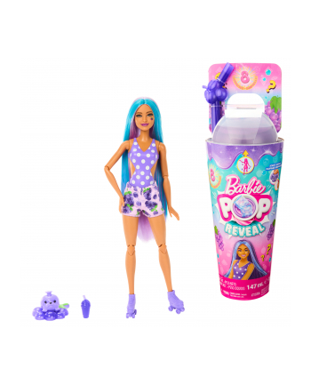 Mattel Barbie Pop! Reveal Juicy Fruits - Grape Juice, Doll