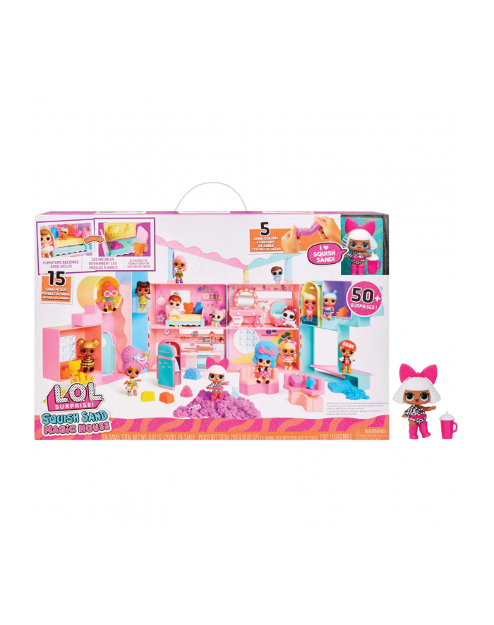 MGA Entertainment LOL Surprise Squish Sand Magic House w/ Dead, Dollhouse główny