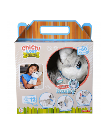 Simba ChiChi LOVE Happy Husky, cuddly toy