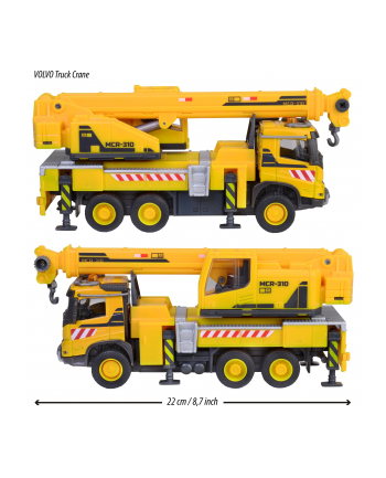 Majorette Volvo Truck Crane, toy vehicle