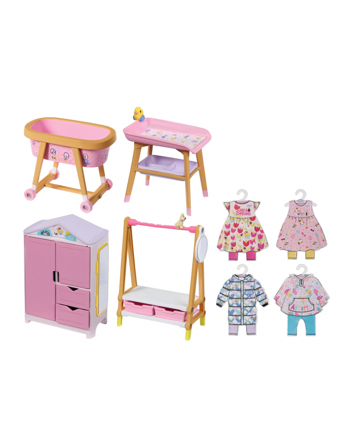 ZAPF Creation BABY born Minis - Playset furniture set, doll furniture główny