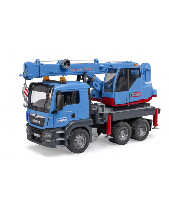 BRUD-ER MAN TGS crane truck, model vehicle