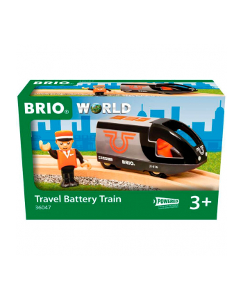 BRIO World orange-Kolor: CZARNY passenger train, toy vehicle