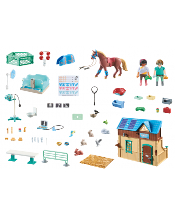 PLAYMOBIL 71352 Horses of Waterfall Riding therapy ' veterinary practice, construction toy