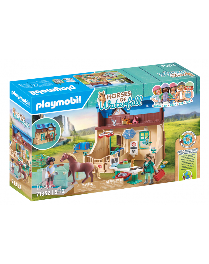 PLAYMOBIL 71352 Horses of Waterfall Riding therapy ' veterinary practice, construction toy główny
