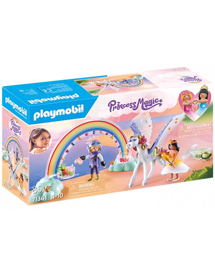 PLAYMOBIL 71361 Princess Magic Celestial Pegasus with Rainbow, construction toy główny