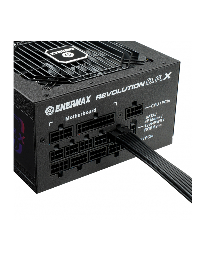 Enermax REVOLUTION DFX 1050W, PC power supply (Kolor: CZARNY, 2x 12VHPWR, 4x PCIe, cable management, 1050 watts) główny