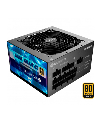 RAIJINTEK CRATOS 1000 BLACK, PC power supply (Kolor: CZARNY, cable management, 1000 watts)