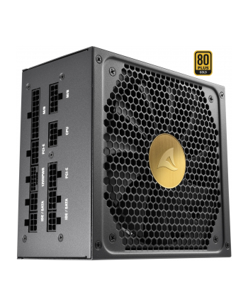 Sharkoon REBEL P30 Gold 850W ATX3.0, PC power supply (Kolor: CZARNY, 1x 12VHPWR, 4x PCIe, cable management, 850 watts)