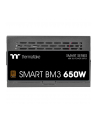 Thermaltake SMART BM3 650W, PC power supply (Kolor: CZARNY, 1x 12VHPWR, 4x PCIe, cable management, 650 watts) - nr 37