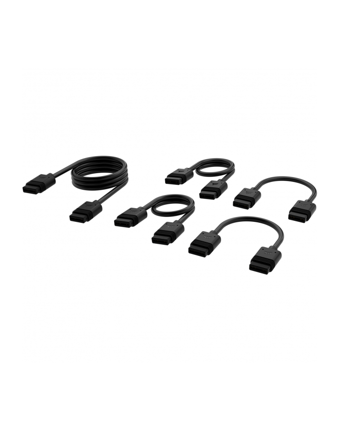 Corsair iCUE LINK cable kit, 600 / 200 / 100mm, straight (Kolor: CZARNY, 5 pieces) główny