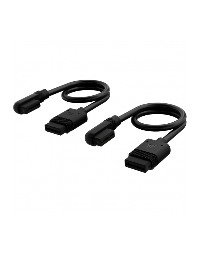 Corsair iCUE LINK slim cable, 200mm, 90 angled (Kolor: CZARNY, 2 pieces) główny