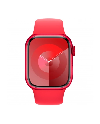Apple Watch Series 9, Smartwatch (red/red, aluminum, 41 mm, sports band, cellular)