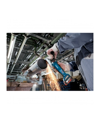 bosch powertools Bosch cordless angle grinder GWS 18V-10 P Professional, 125mm (blue/Kolor: CZARNY, 2x Li-ion battery 5.0Ah, in L-BOXX)