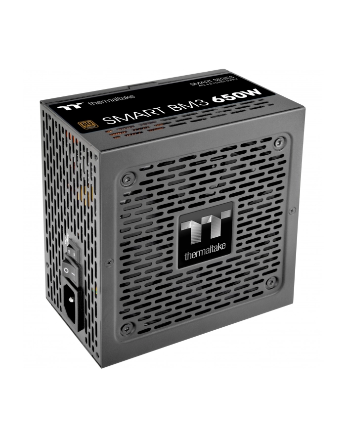 Thermaltake SMART BM3 650W, PC power supply (Kolor: CZARNY, 1x 12VHPWR, 4x PCIe, cable management, 650 watts) główny