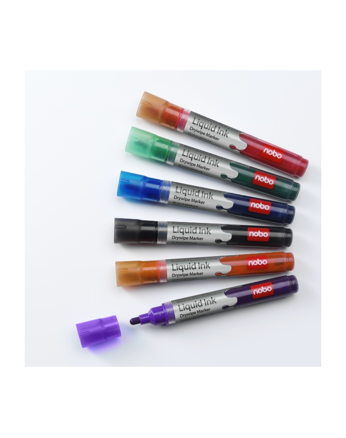 Markery liquid-ink różne kolory 12 szt. główny