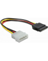 Kabel SATA zasilający MOLEX( M)->SATA(F) 12CM - nr 12