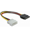 Kabel SATA zasilający MOLEX( M)->SATA(F) 12CM - nr 15