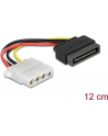 KABEL SATA ZASILAJACY(M) ->MOLEX(F) 12CM - nr 28