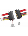 Przedłużacz SATA SLIMLINE 7PIN+ZASIL. 15PIN 20CM - nr 35