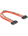 Przedłużacz SATA SLIMLINE+ZASILANIE (M/F) 30CM - nr 10