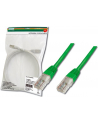 Patch cord kat.5e UTP, CU, AWG 26/7, zielony 0,5m - nr 11