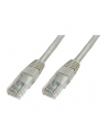 Patch cord kat.5e UTP, CU, AWG 26/7, szary 0,5m - nr 17