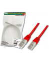 Patch cord kat.5e UTP, CU, AWG 26/7, czerwony 1m - nr 7