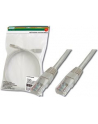 Patch cord kat.5e UTP, CU, AWG 26/7, szary 3m - nr 12