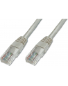 Patch cord kat.5e UTP, CU, AWG 26/7, szary 3m - nr 15