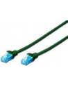 Patch cord kat.5e UTP, CU, AWG 26/7, zielony 5m - nr 18