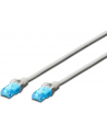 Patch cord kat.5e UTP, CU, AWG 26/7, szary 5m - nr 16