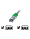 Patch cord kat.5e FTP, CU, AWG 26/7, szary ,3m Crossover - nr 11